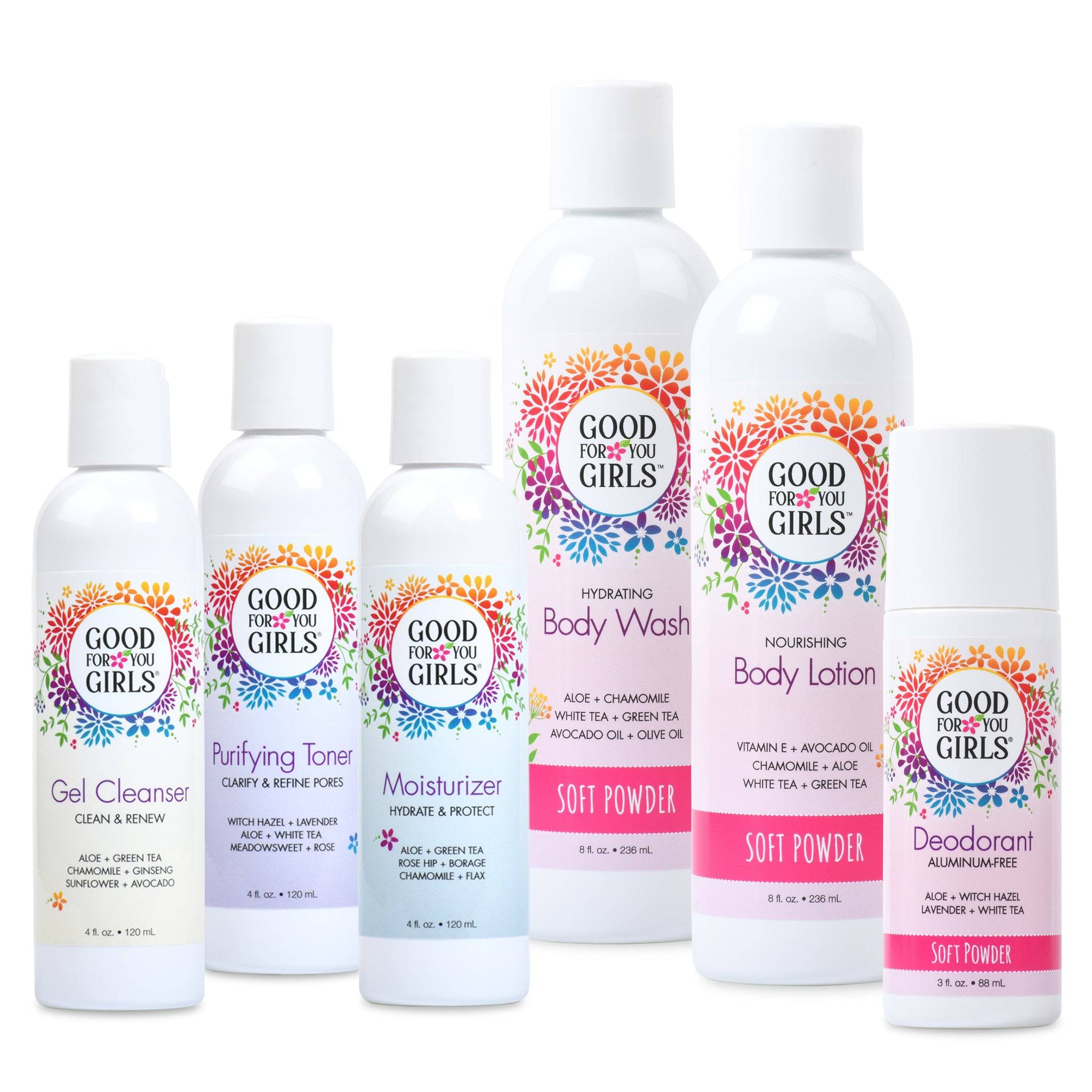 Ultimate 6 Piece Gift Set with Powder Scent Body Care