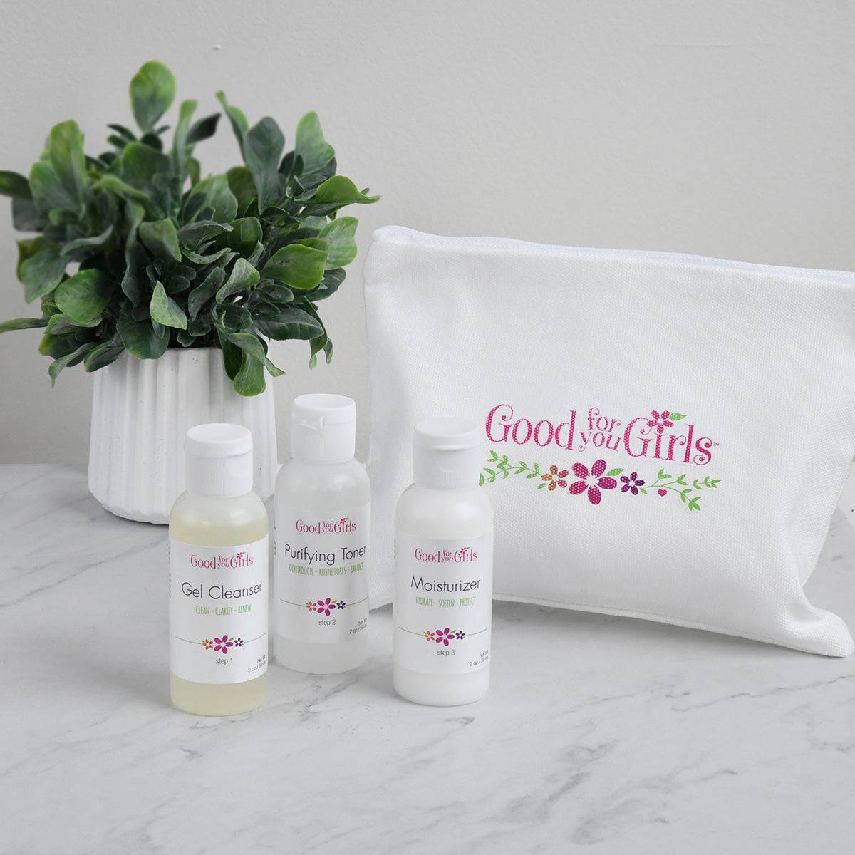 3-Step Skincare Gift Set - Cleanser|Toner|Moisturizer