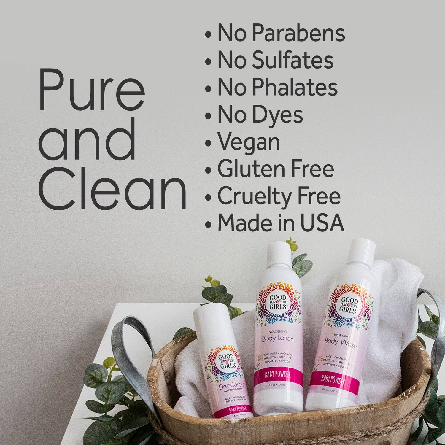 Body Wash, Powder Scent
