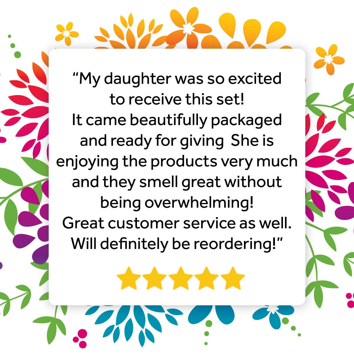 Ultimate 6 Piece Gift Set with Powder Scent Body Care