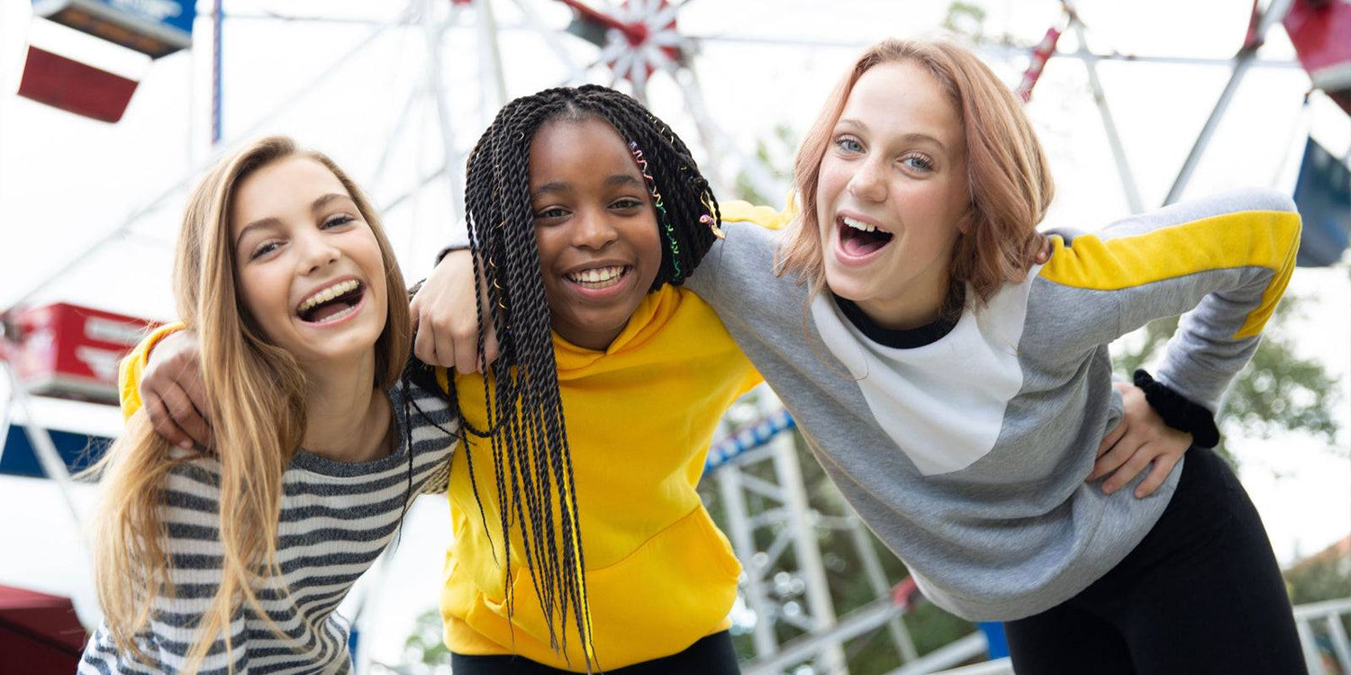 Image of 3 happy girls