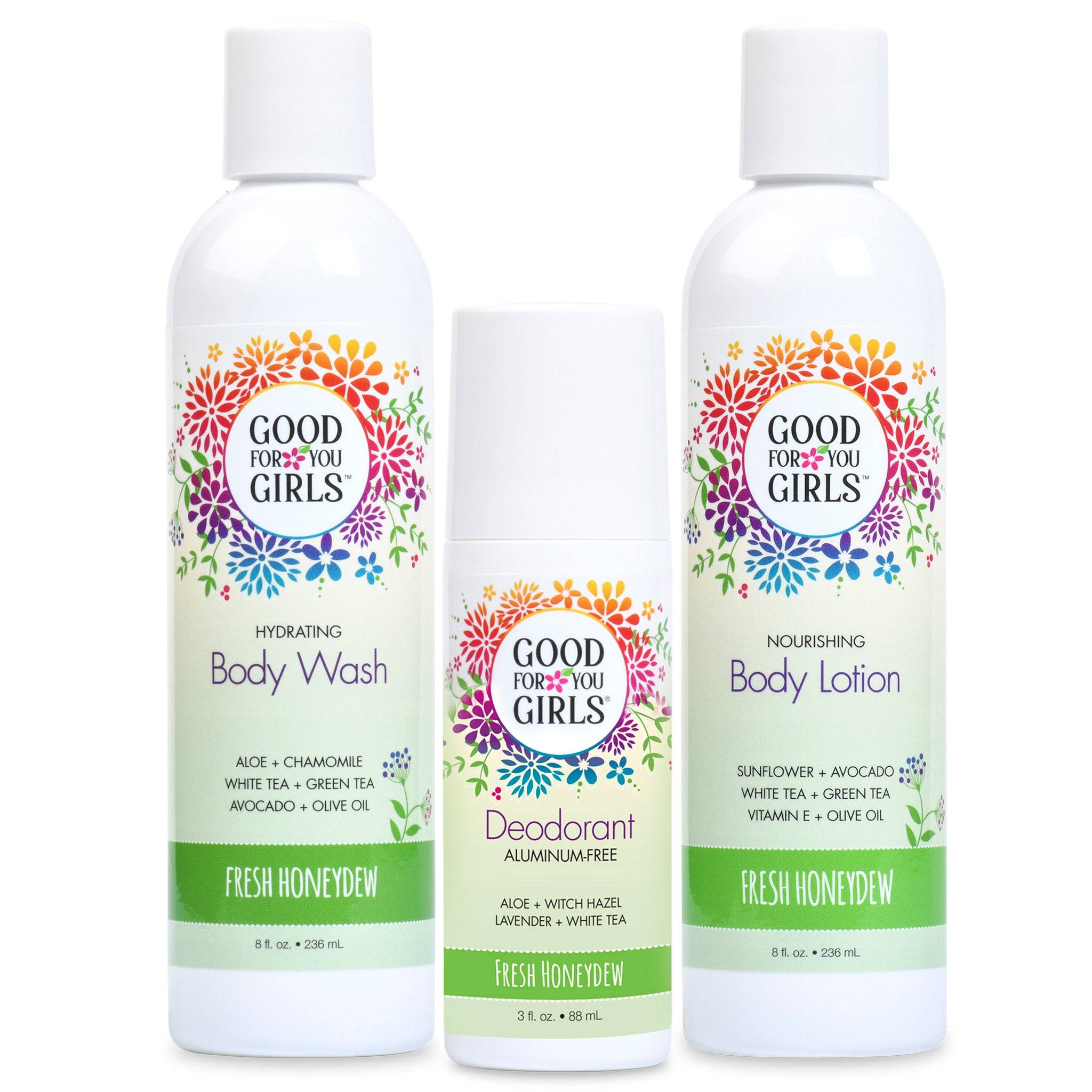 3-Piece Body Care Gift Set, Honeydew Scent