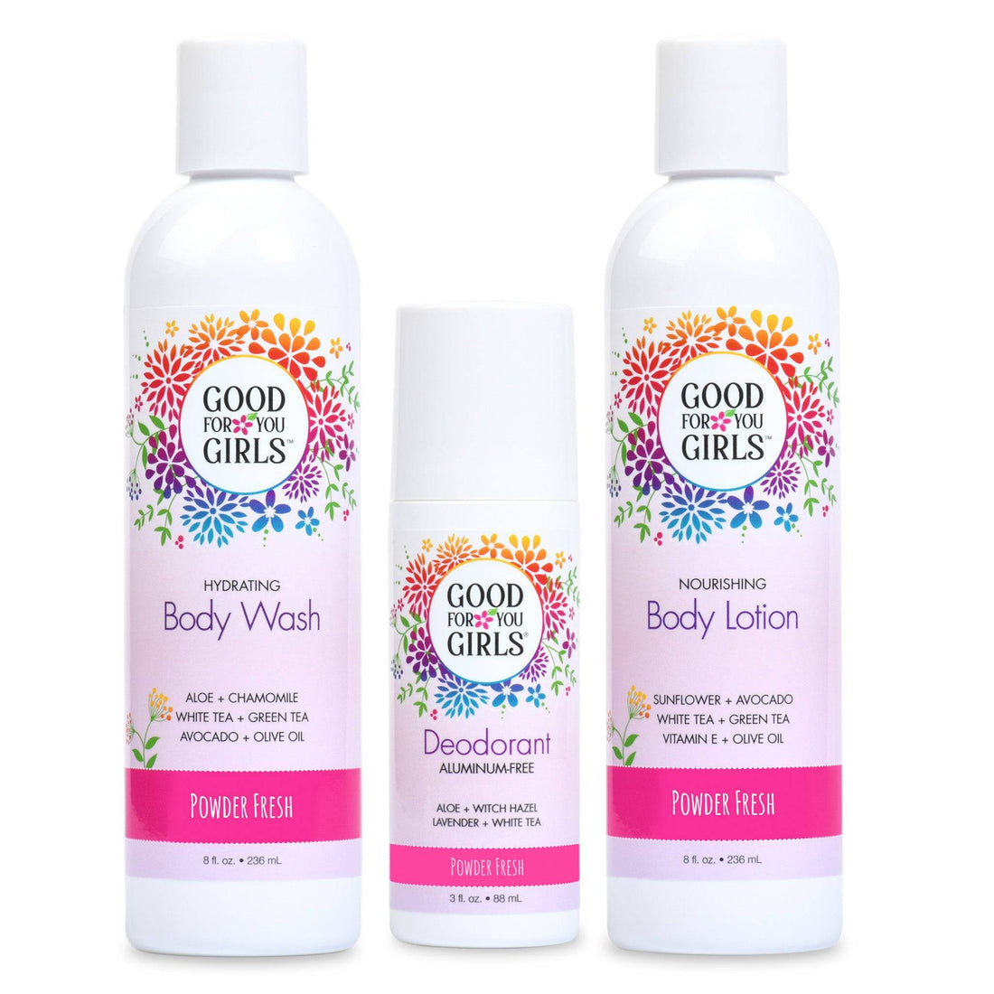 3-Piece Body Care Gift Set, Powder Scent