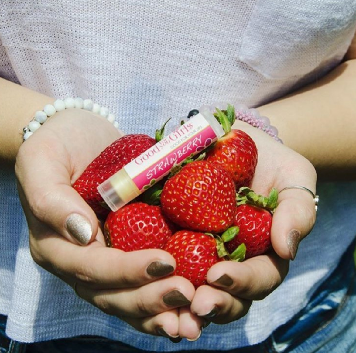 Organic Lip Balm - Strawberry